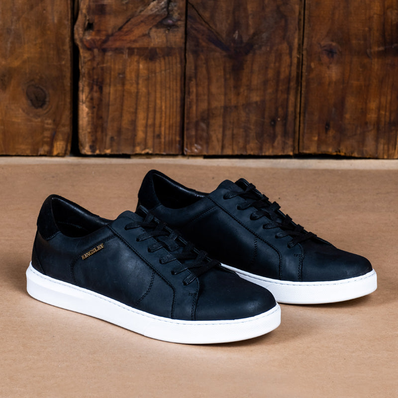 Kingsley Heath Detailed Ch Black Brass White Sneaker