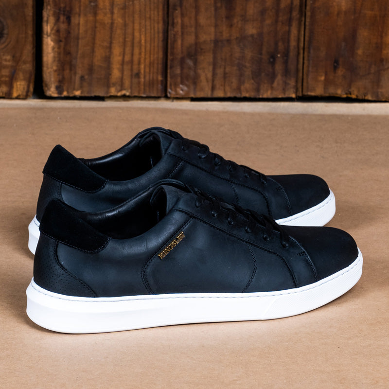 Kingsley Heath Detailed Ch Black Brass White Sneaker