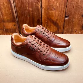 Kingsley Heath S Sneaker: Tan/Brass/White