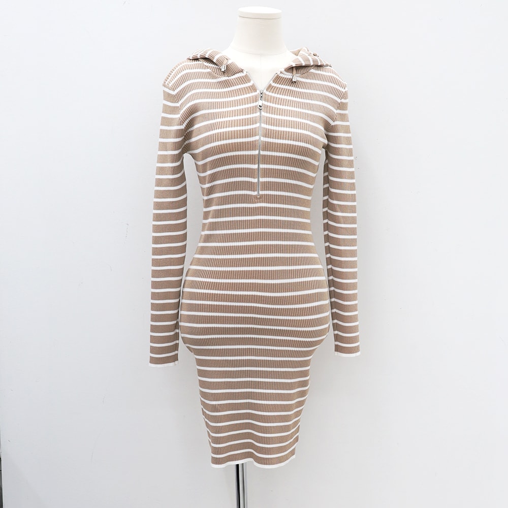 Knit Hoodie Dress, IM10