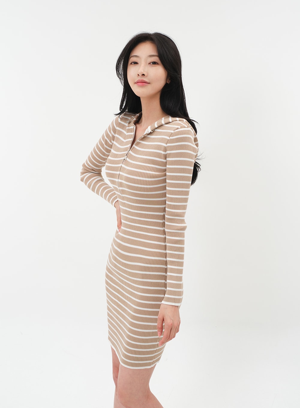 Knit Hoodie Dress, IM10