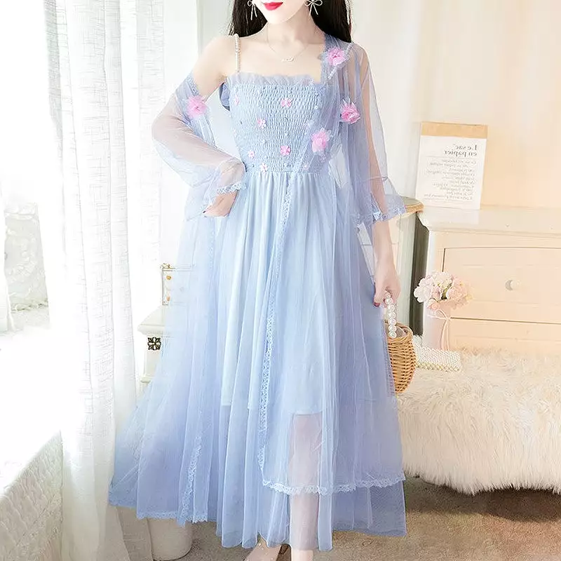 Lace flower dress - AD210202