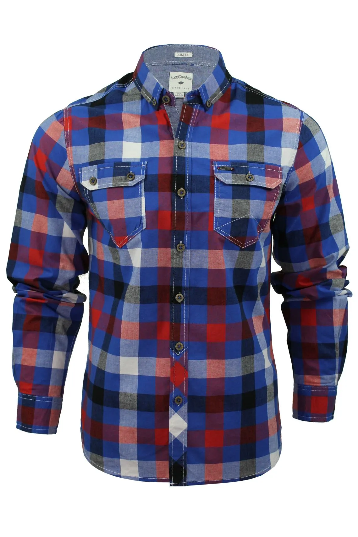 Lee Cooper 'Hadleigh' Long Sleeved Check Shirt