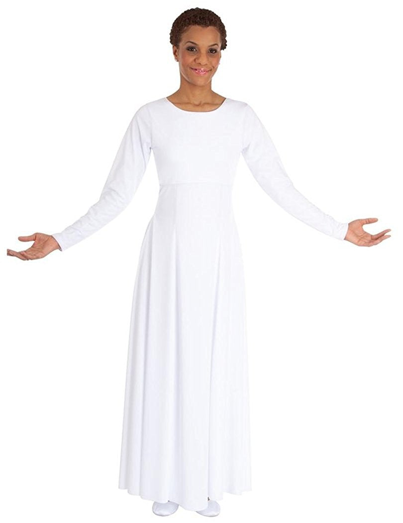 Liturgical dance dresses for girls, ladies, and plus sizes.