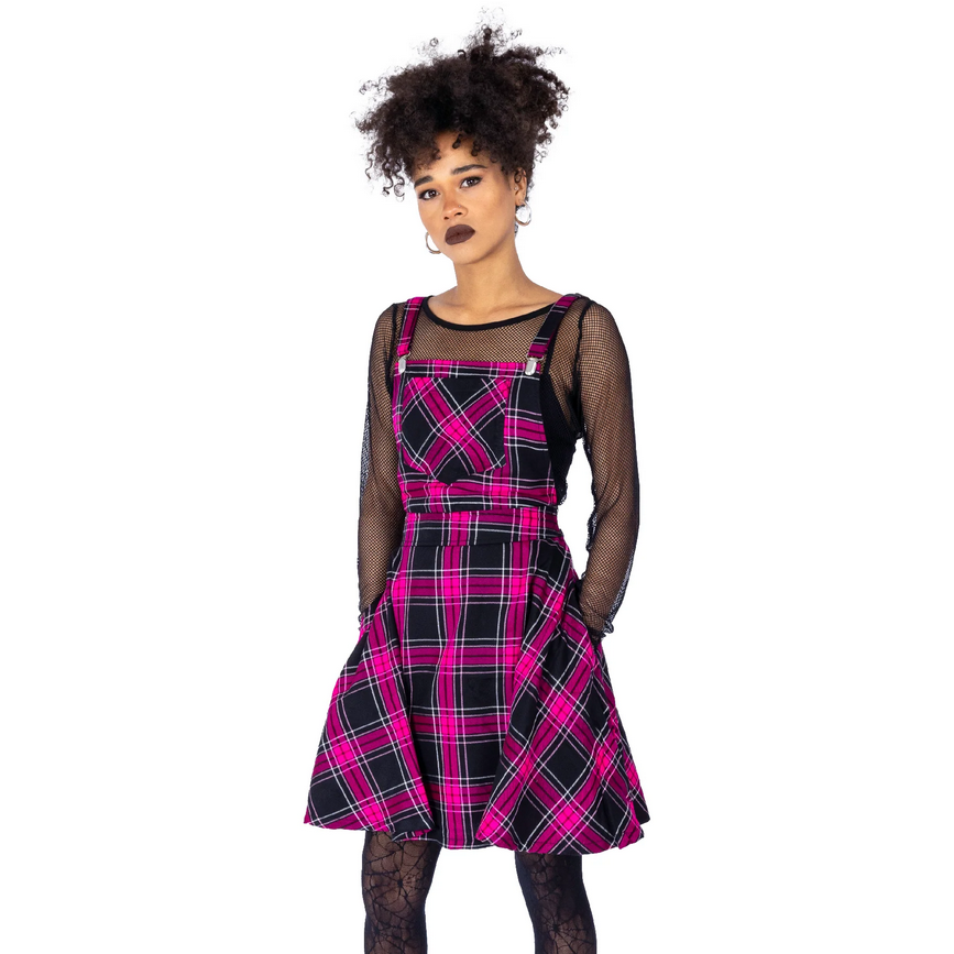 Maeve Pinafore - Dark Pink Check for Improved Google Ranking.