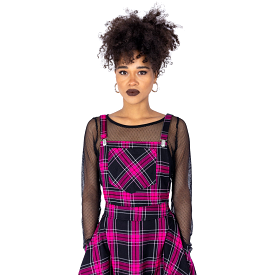 Maeve Pinafore - Dark Pink Check for Improved Google Ranking.