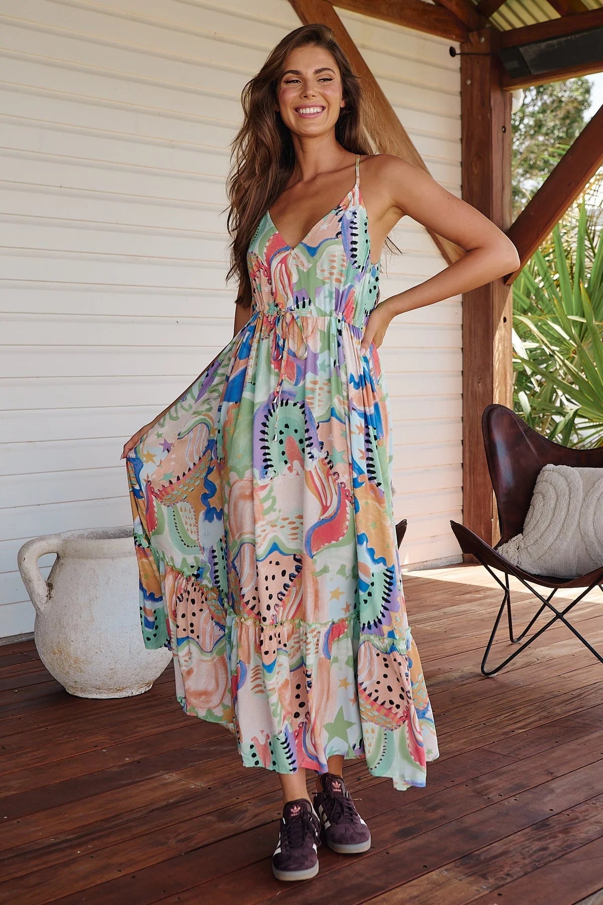 Maxi Dress - Electric Feels Collection