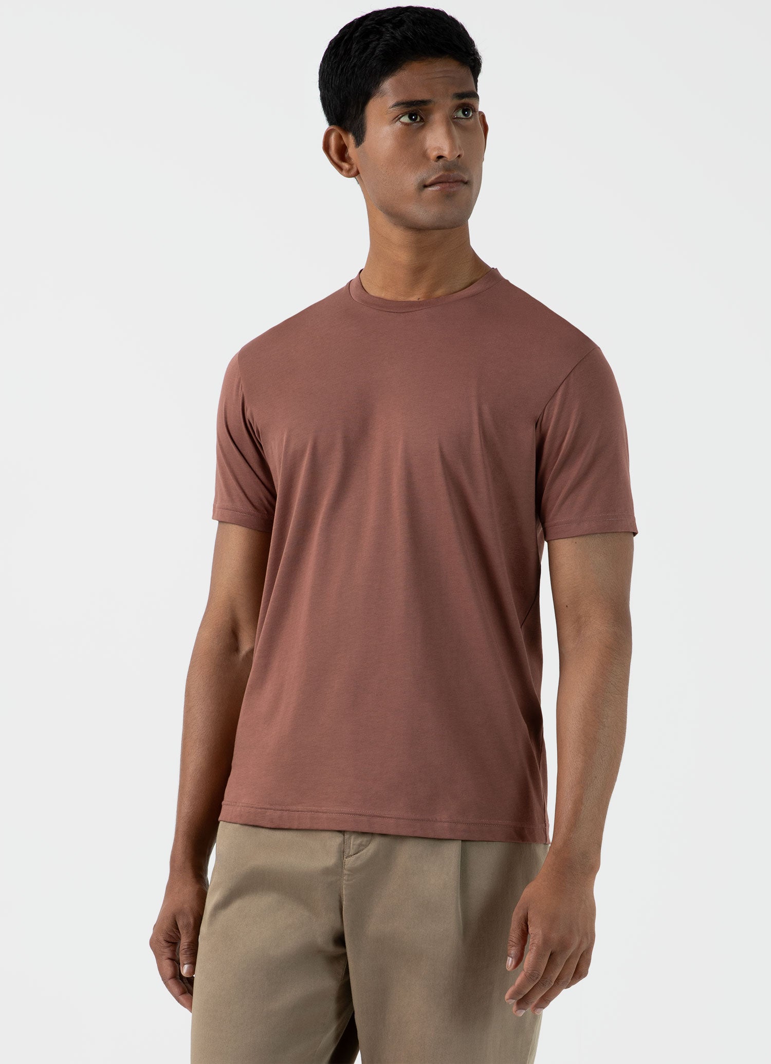 Men's Midweight Brown Riviera Tshirt