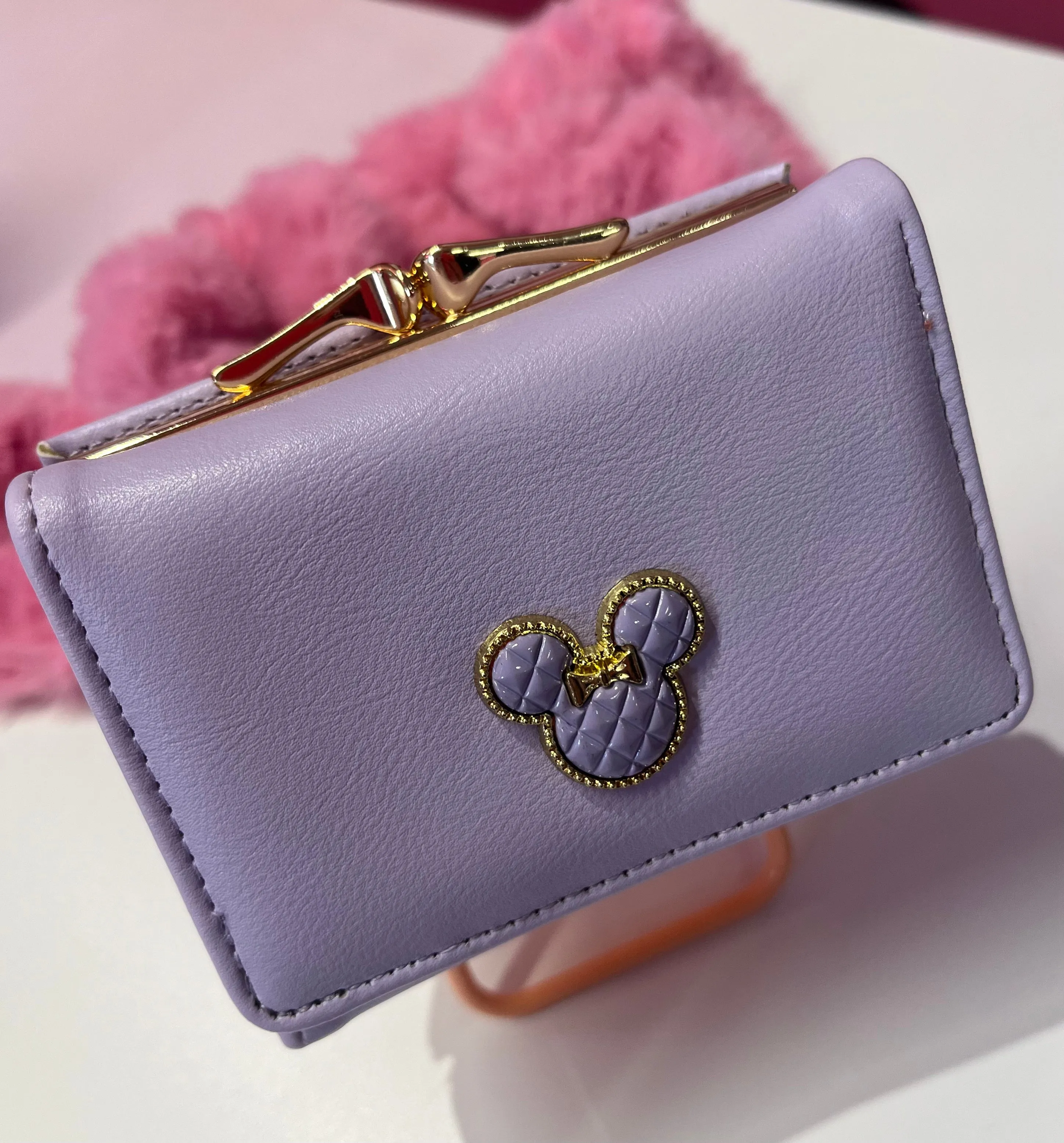 Mickey Lilac Clutch Purse.