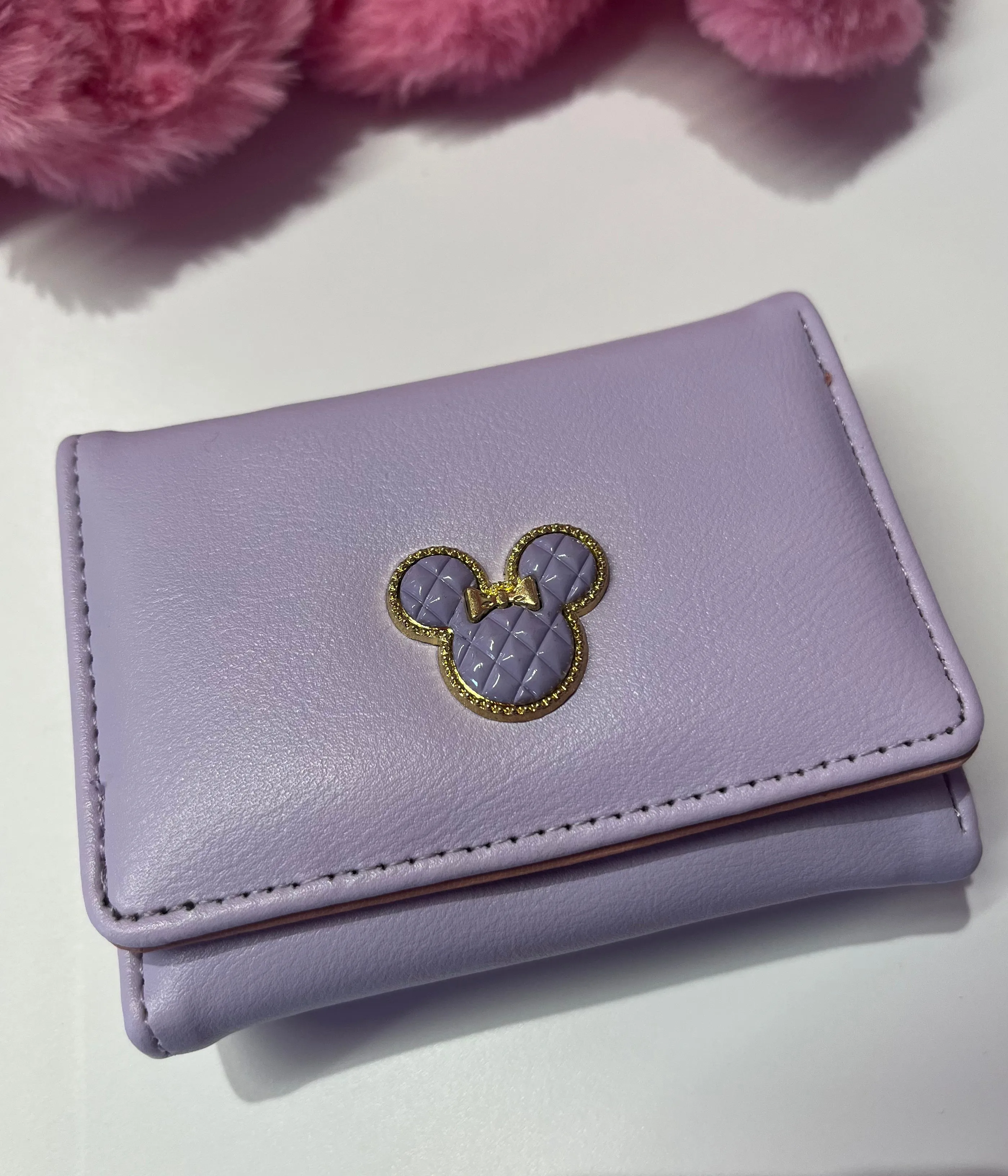 Mickey Lilac Clutch Purse.