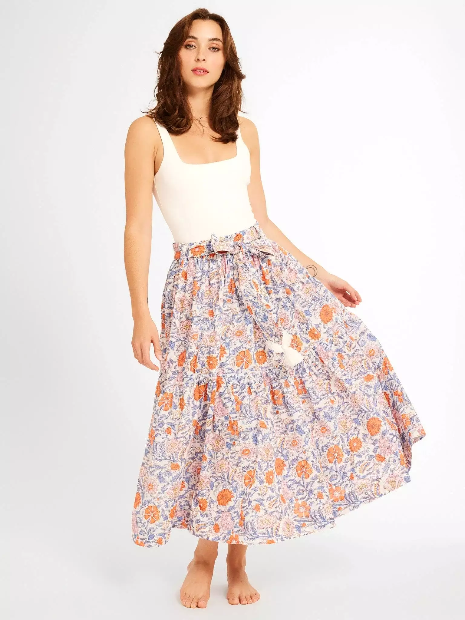 Mille Francoise Skirt Newport Floral