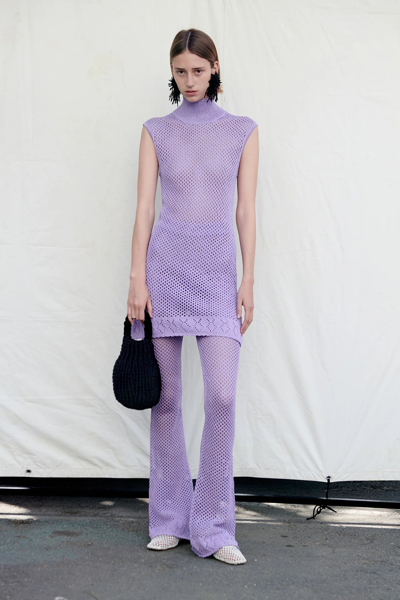 Mozhdeh Matin Lavender dress