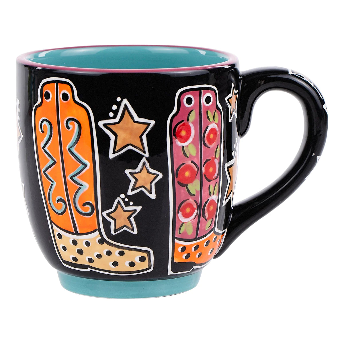 Mug with Boots and Stars