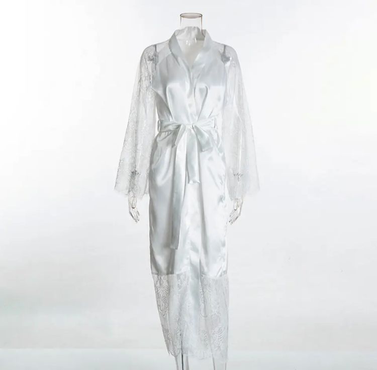 Nightgown Robe Dress Bridal Sleepwear Women's