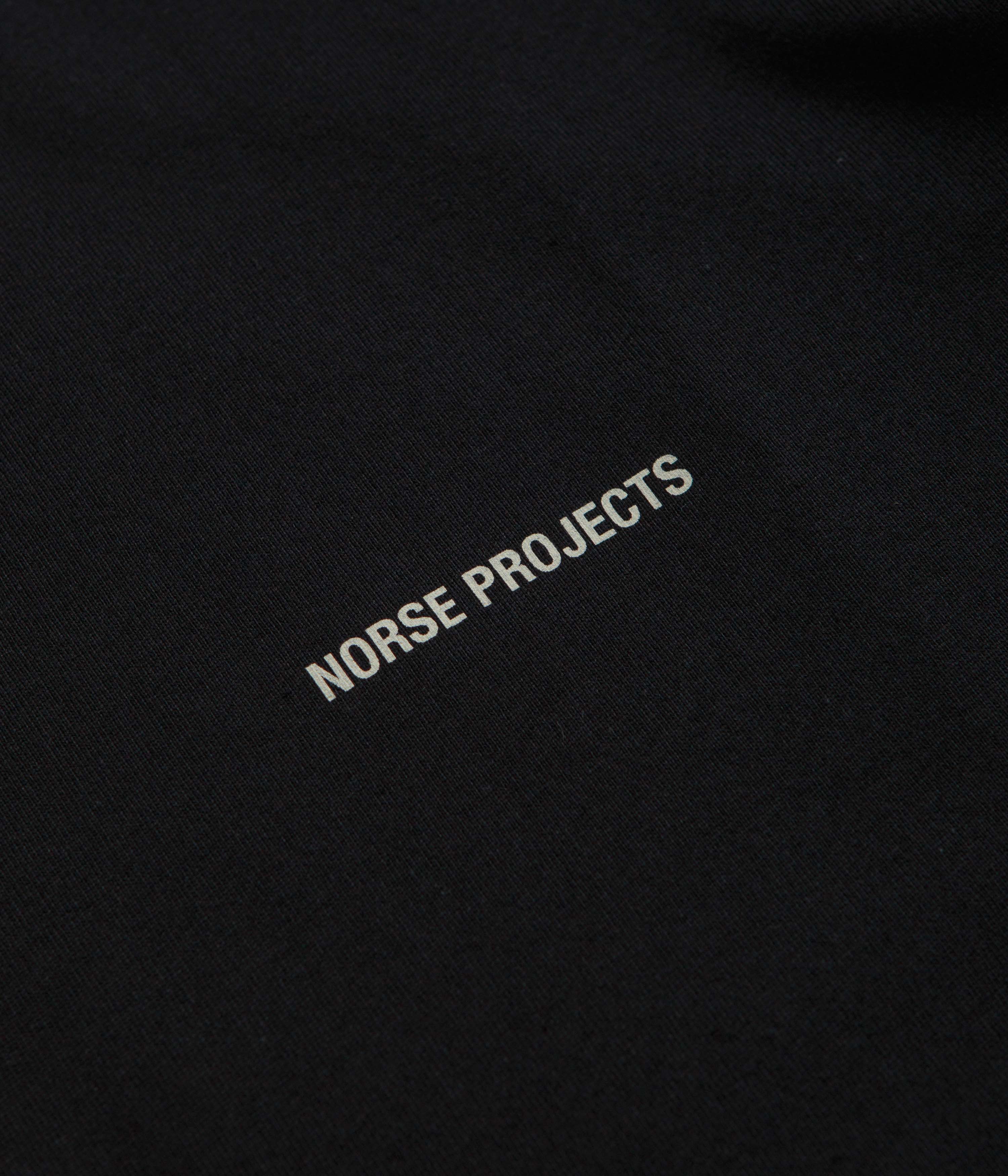 Norse Projects Johannes Standard Logo Tee - Black