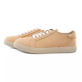 Nubuck Tan Low Top Sneakers - Adult