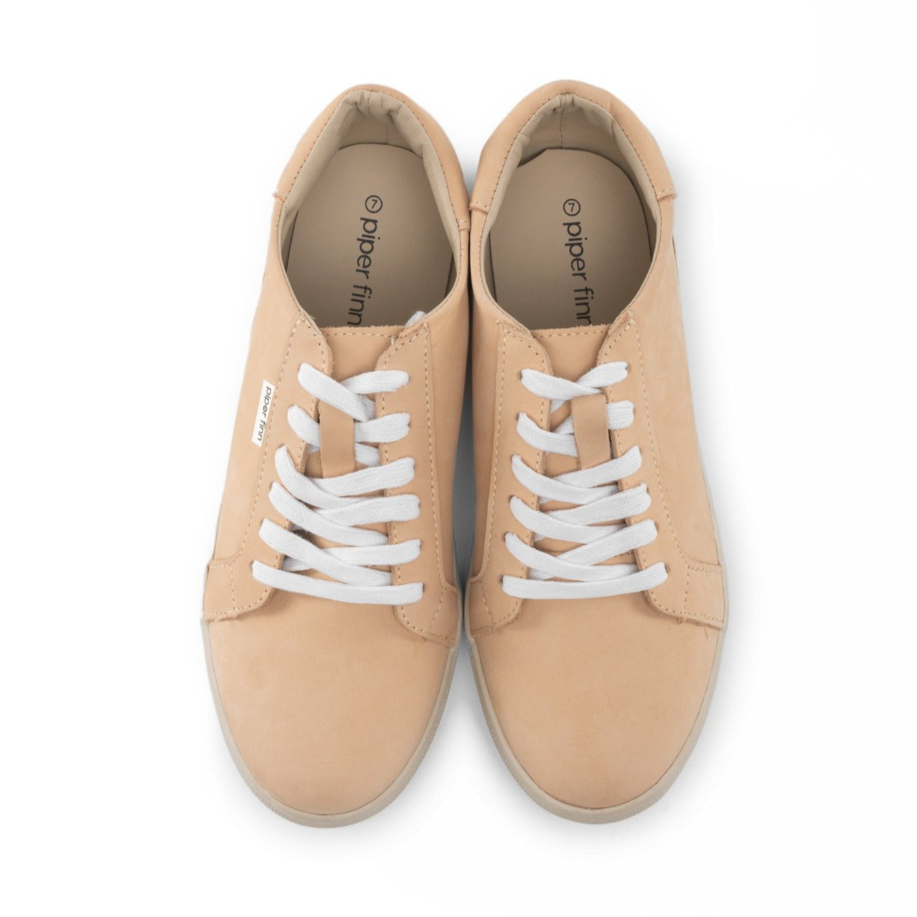 Nubuck Tan Low Top Sneakers - Adult