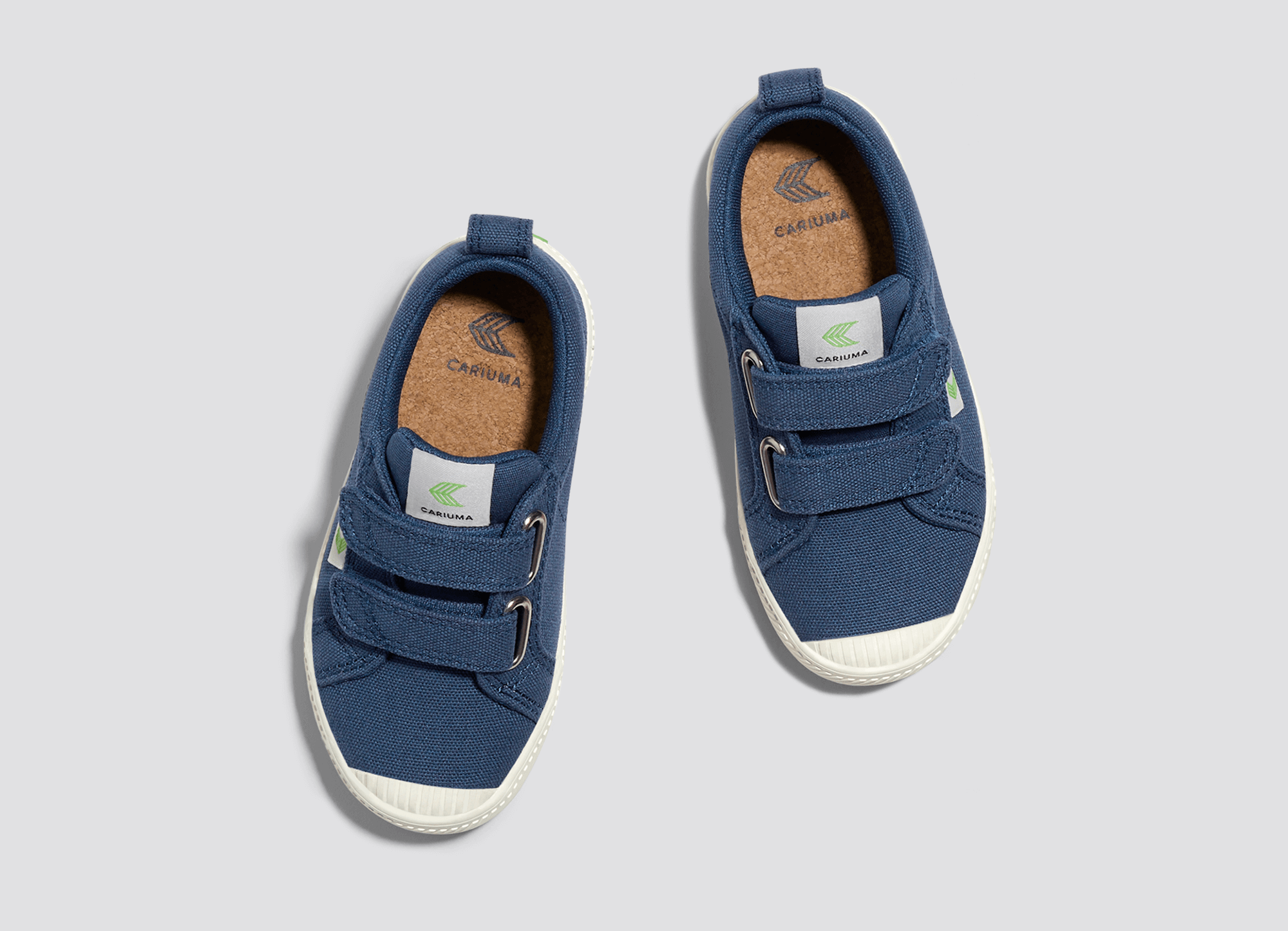 OCA Low-Top Blue Canvas Sneaker for Kids