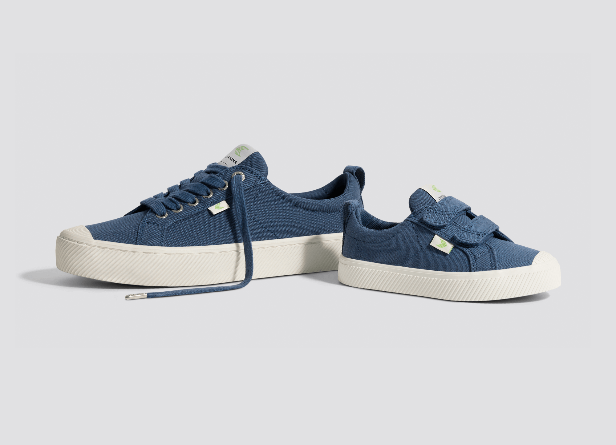 OCA Low-Top Blue Canvas Sneaker for Kids