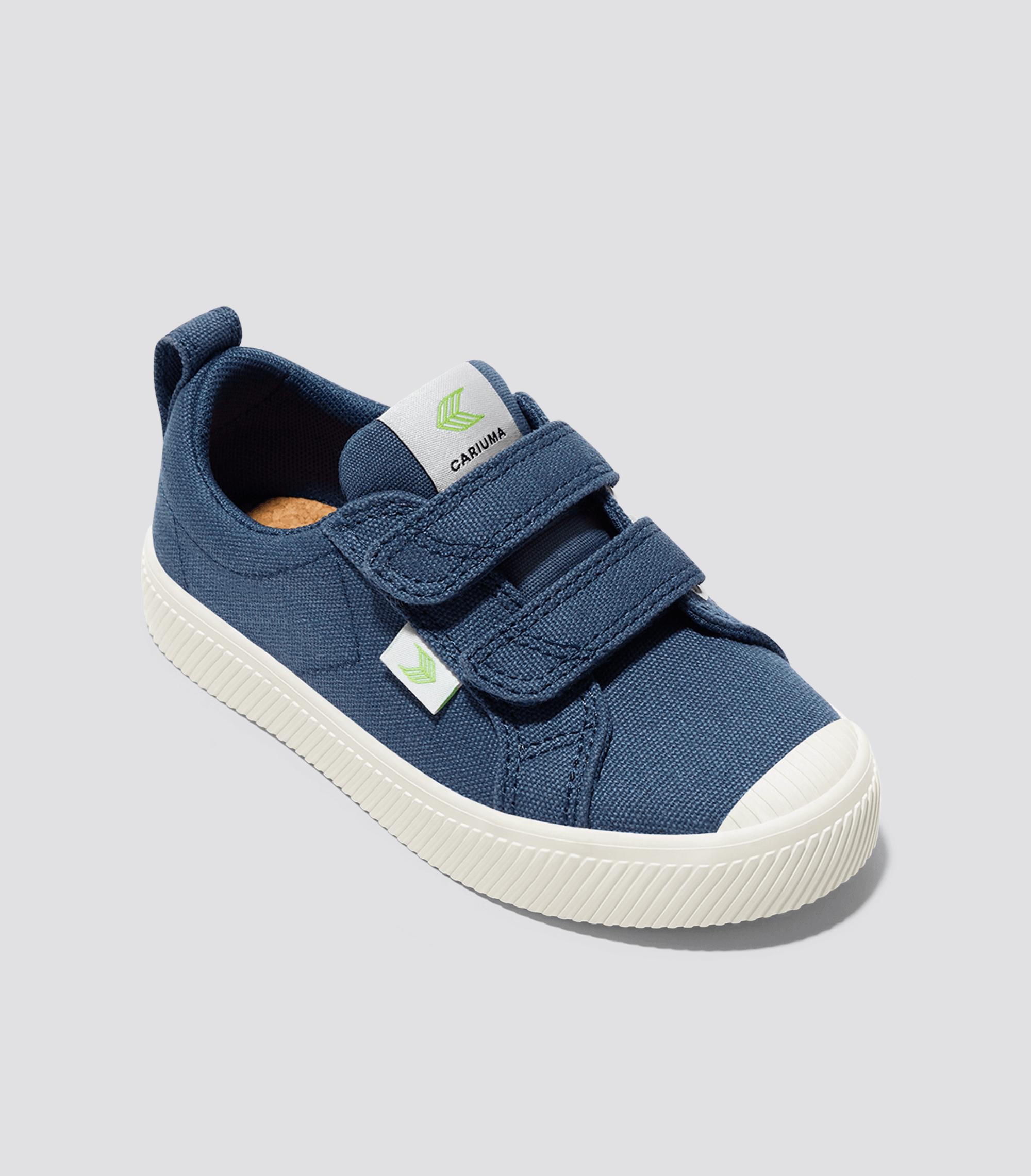 OCA Low-Top Blue Canvas Sneaker for Kids