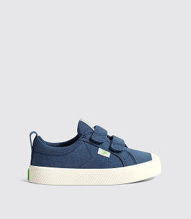 OCA Low-Top Blue Canvas Sneaker for Kids