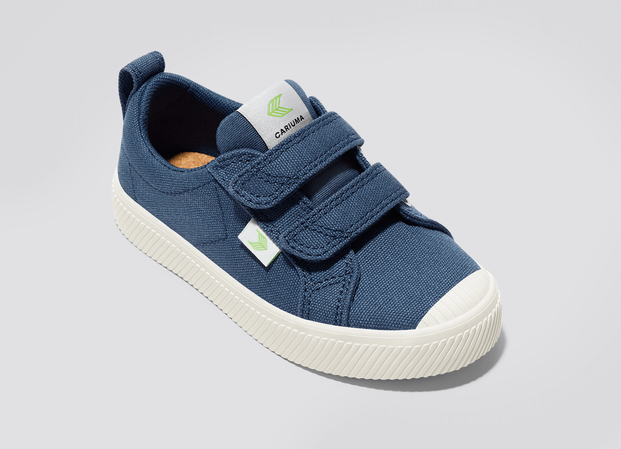 OCA Low-Top Blue Canvas Sneaker for Kids