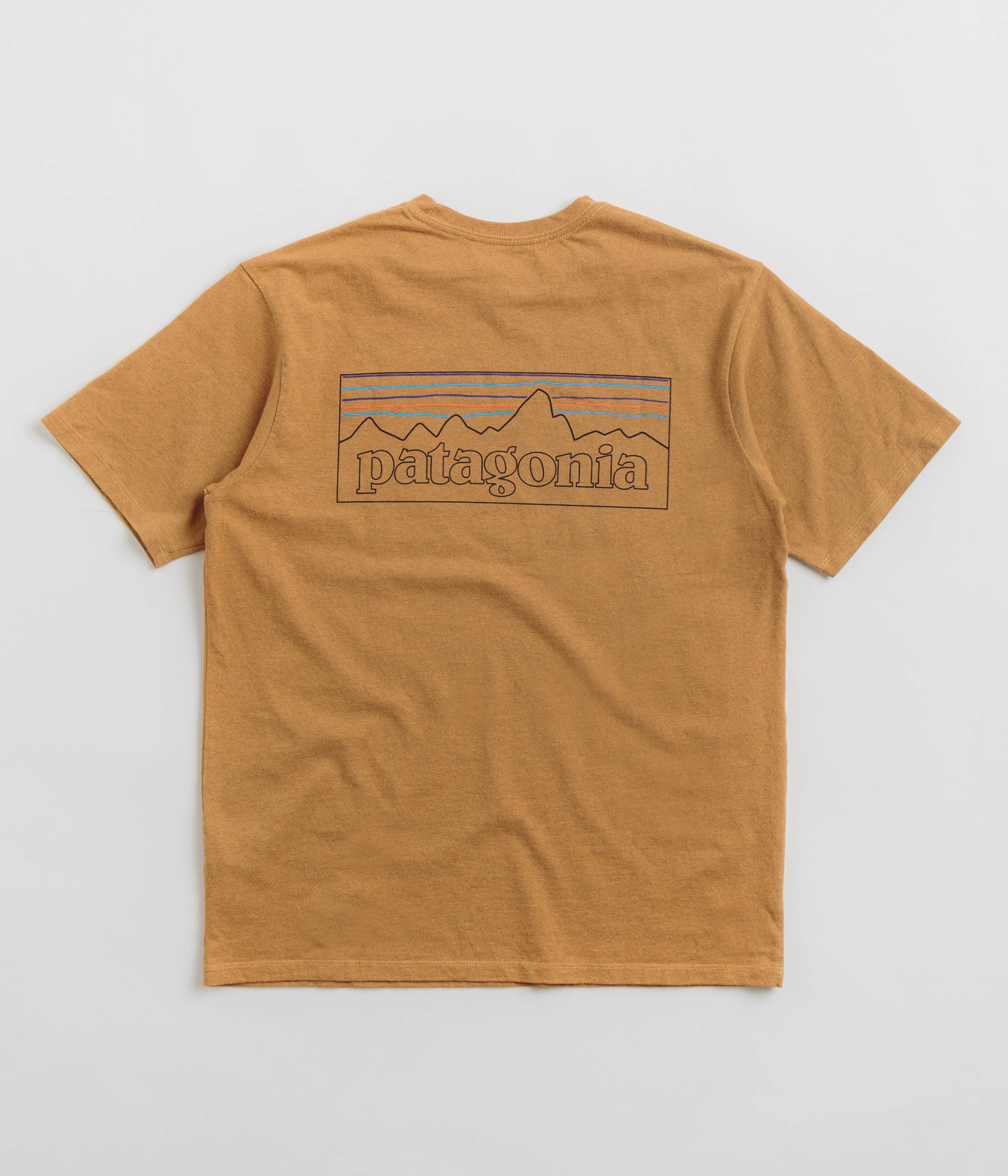 Patagonia P-6 Logo Responsibili-Tee T-Shirt - Golden Caramel P-6 Outline