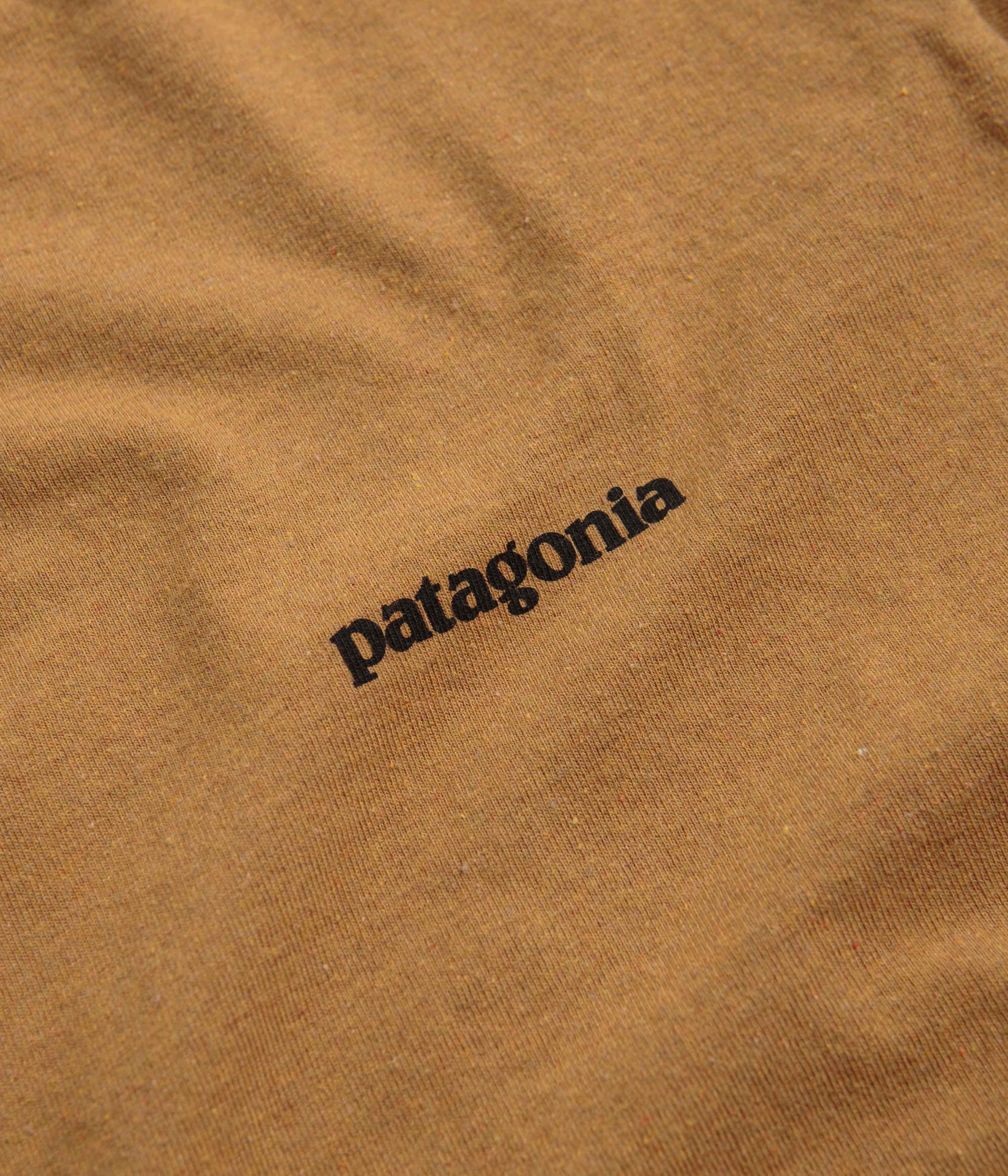 Patagonia P-6 Logo Responsibili-Tee T-Shirt - Golden Caramel P-6 Outline