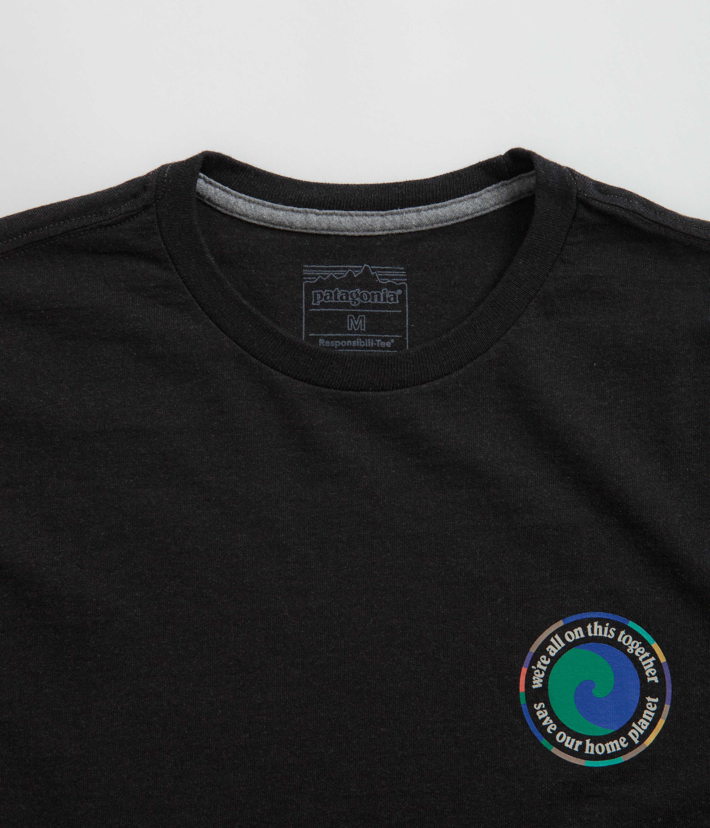 Patagonia Unity Fitz Responsibili-Tee T-Shirt - Ink Black would be rewritten as Patagonia Unity Fitz Responsibili-Tee T-Shirt - 