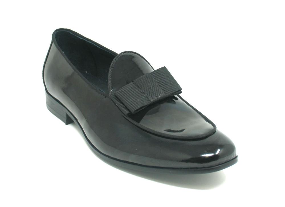 Patent Leather Bowtie Dress Shoe