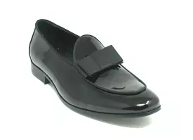 Patent Leather Bowtie Dress Shoe