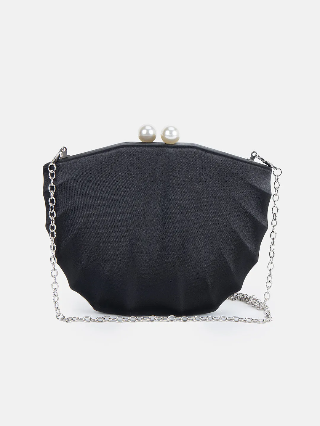 Pearl Lock Clutch Bag