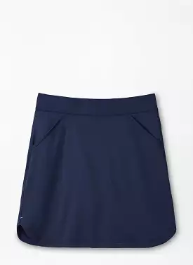 Peter Millar Alice Petal Hem Skort - Black | Women's Golf Skort