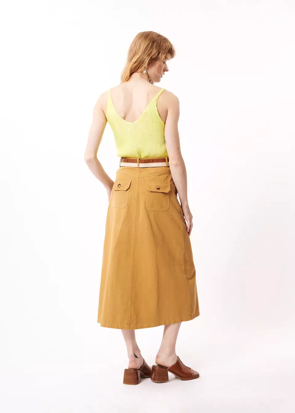 Pinar Beige Skirt