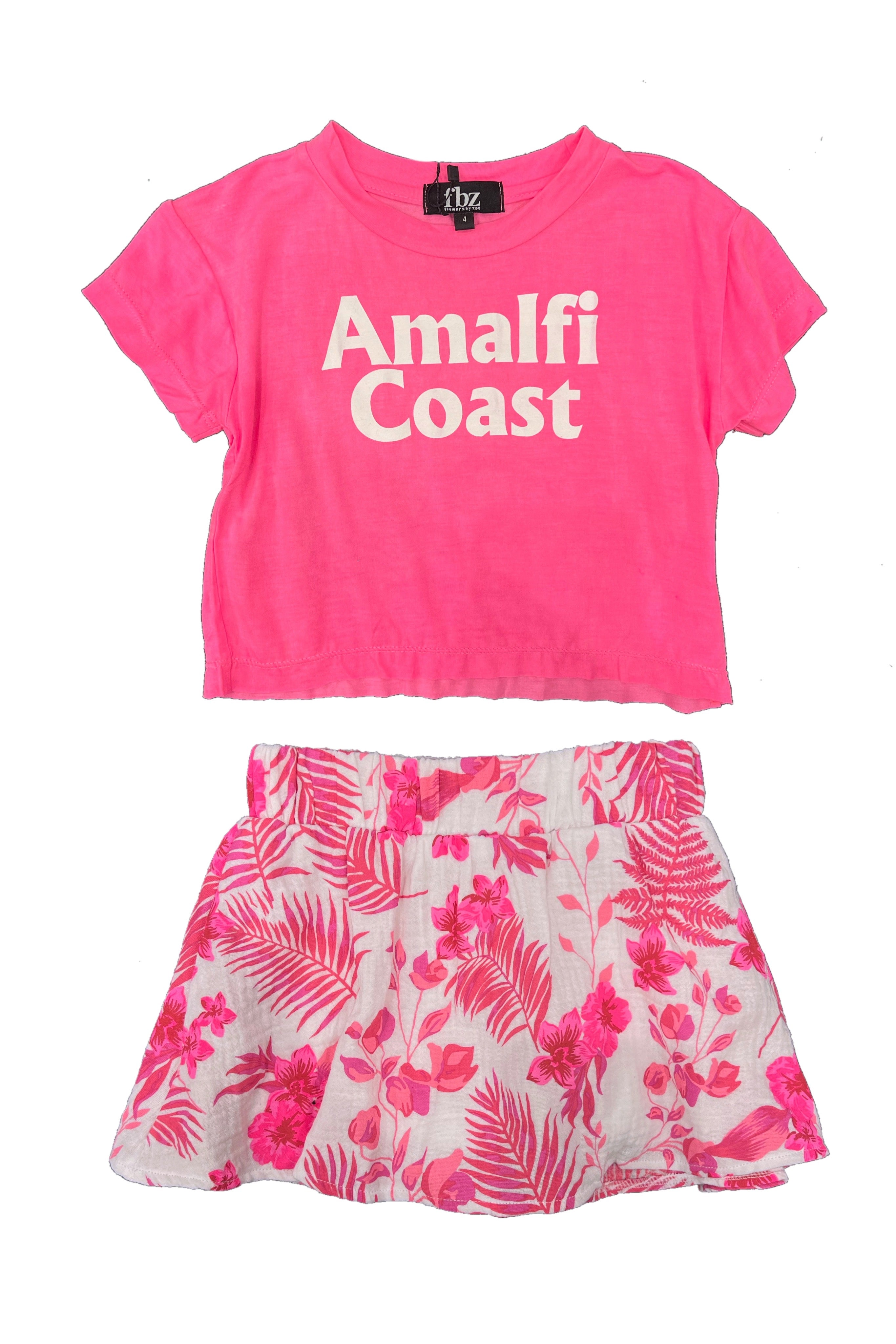 Pink Hawaiian Gauze Skort - Shop now