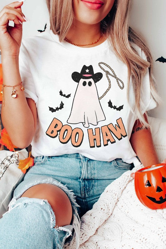 Plus Size Boo Haw Graphic Tee