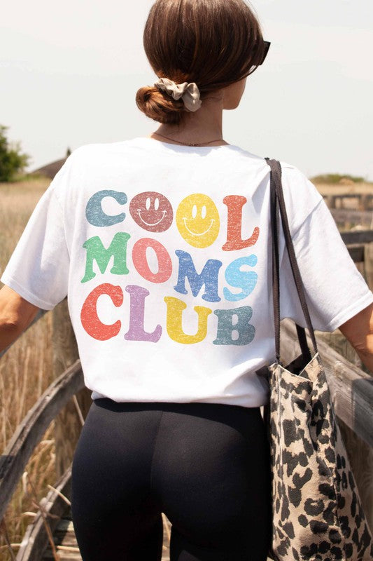 Plus Size Cool Moms Club Graphic Tee