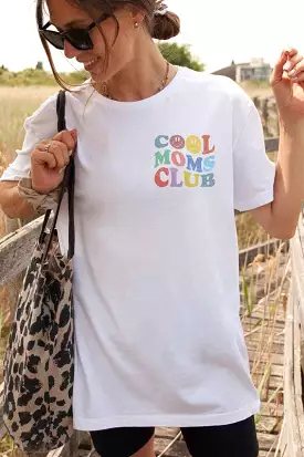 Plus Size Cool Moms Club Graphic Tee