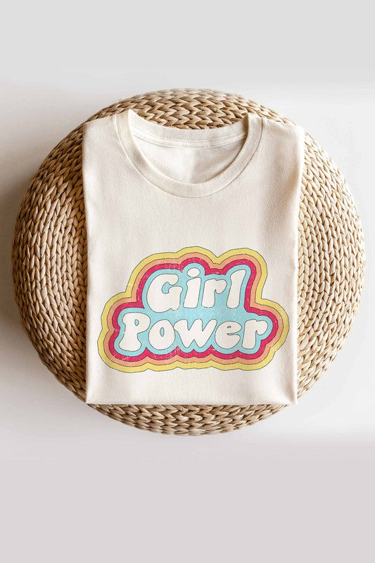 Plus Size Girl Power Graphic T-Shirt