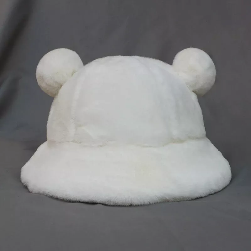 Plush Teddy Bear Ear Hat - AD12615