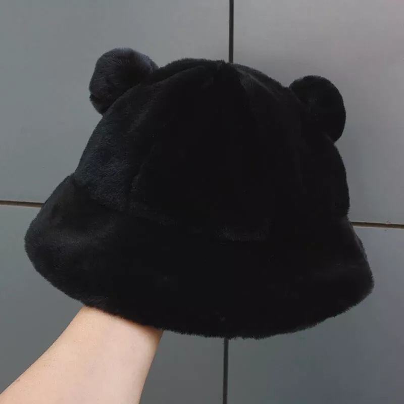 Plush Teddy Bear Ear Hat - AD12615