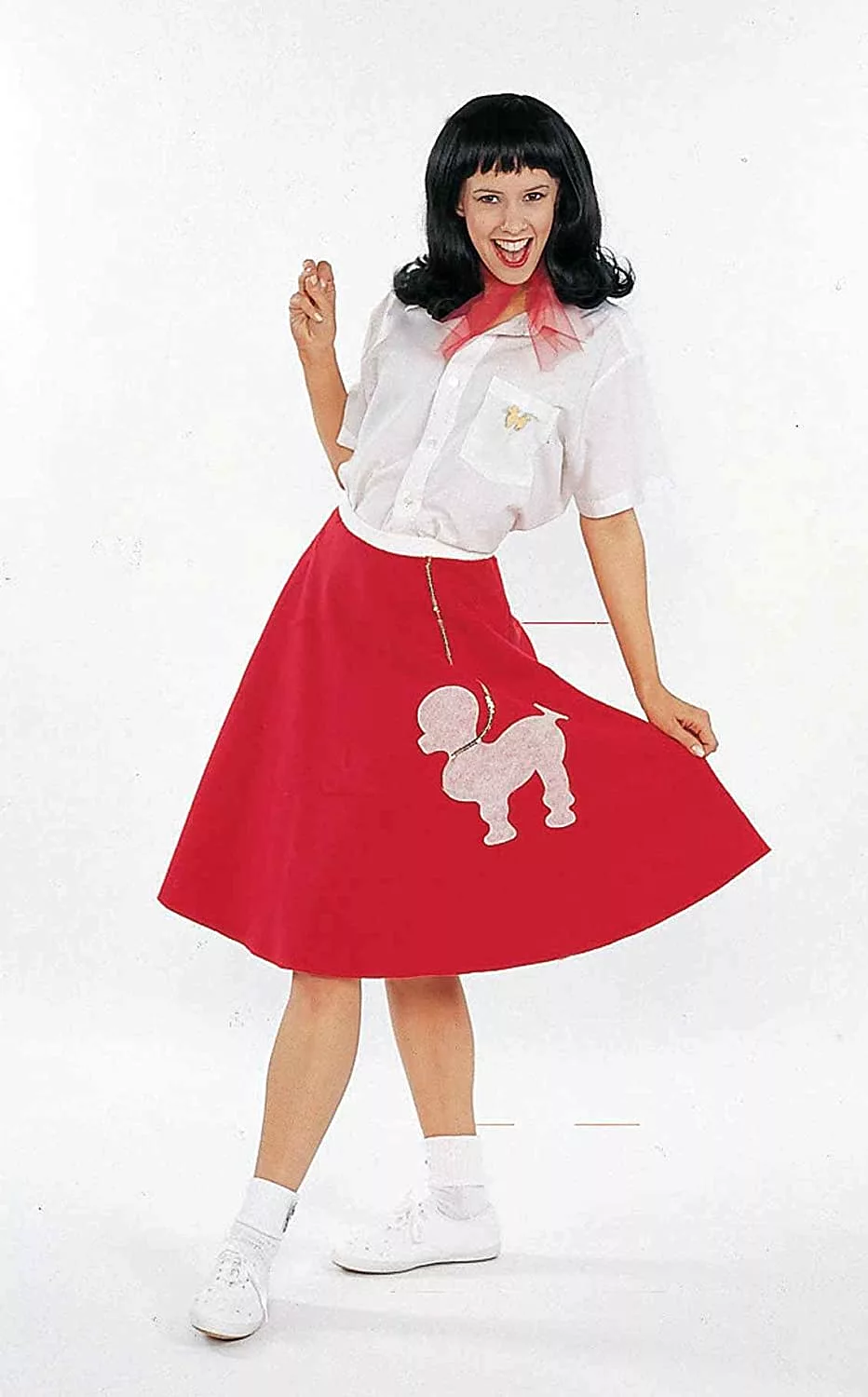 Poodle Red Skirt Women's Size 6 - 14