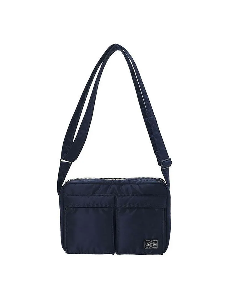 Porter-Yoshida and Co Tanker L Shoulder Bag - Iron Blue