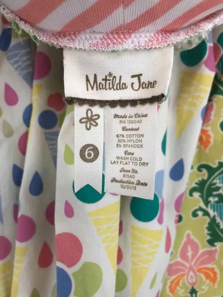 Pre-Owned Matilda Jane Green Size 6 Girls Skirt