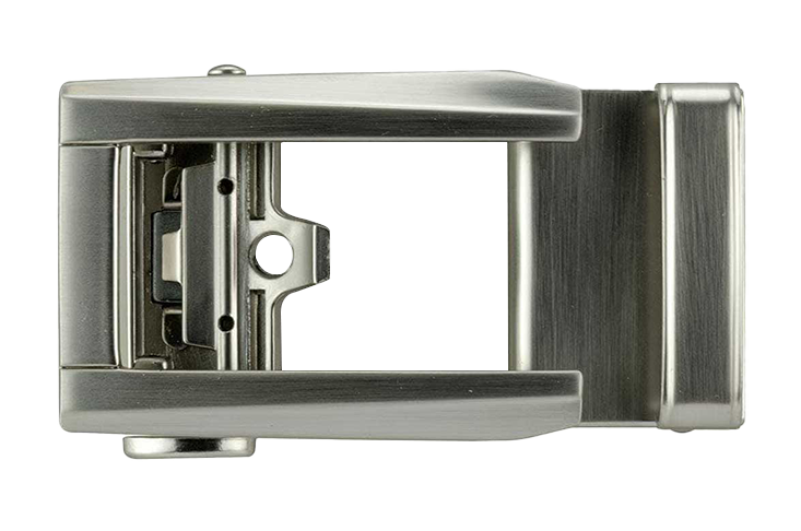 Prometheus Dress Buckle, Satin Nickel Finish, Fits 1 3/8 Straps