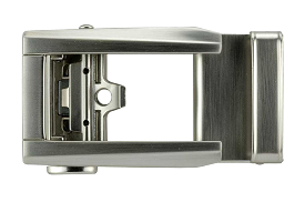 Prometheus Dress Buckle, Satin Nickel Finish, Fits 1 3/8 Straps