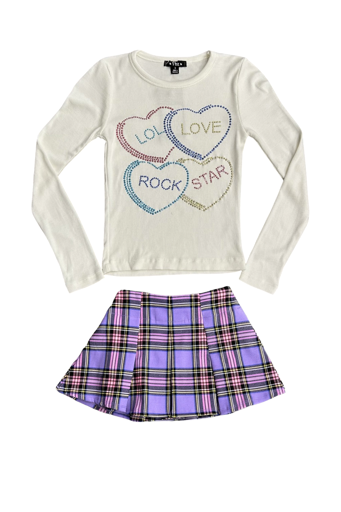 Purple plaid pleated skort - Google SEO result: Trendy purple plaid skort with pleats. Perfect for a fashionable and comfortable