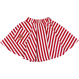 Raspberry Republic Suspenders Skirt