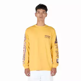 Records Longsleeve T-Shirt Mustard