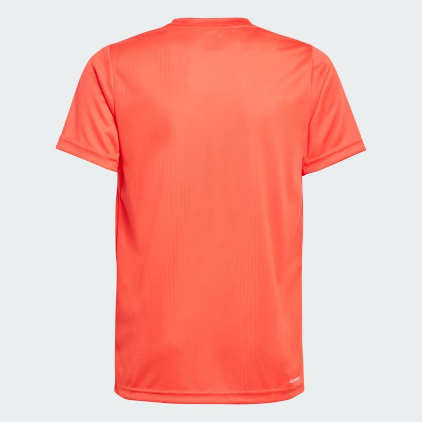 Red Adidas Junior TR Logo Tee